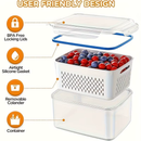 Contenedores Herméticos Para Refrigerador – Set de 4 Piezas