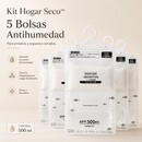 Kit Hogar Seco™ Antihumedad para Armarios (5 Bolsas Colgantes)