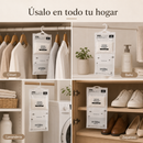 Kit Hogar Seco™ Antihumedad para Armarios (5 Bolsas Colgantes)