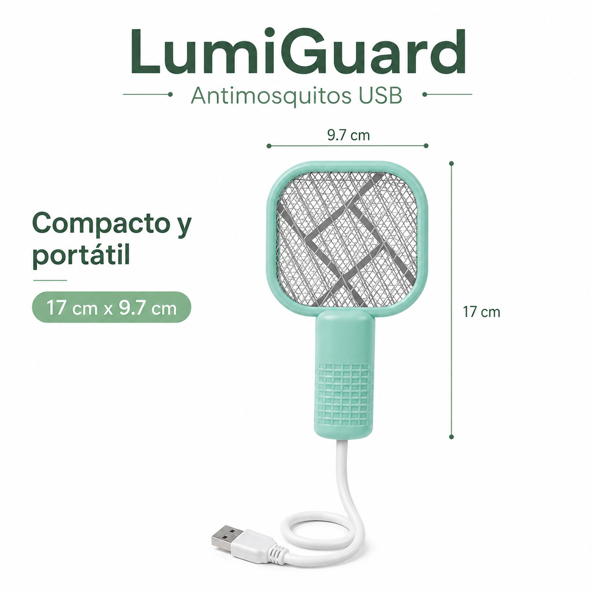 LumiGuard Antimosquitos USB (Compra 1 y llévate 2) *Más Vendido*