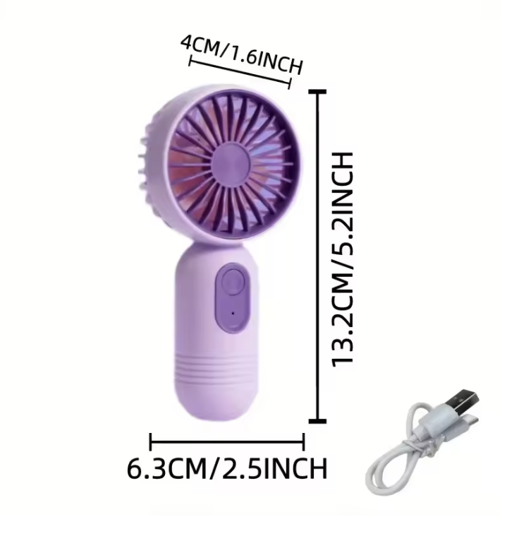 Kit Frescura Doble FreshGo™ | 2 Mini Ventiladores Portátiles Recargables